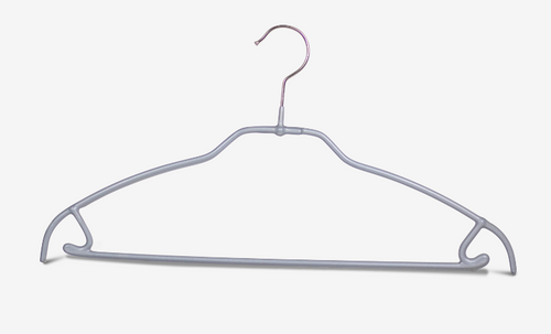 Platzsparender Kleiderbügel Silhouette Light mit Rockhaken