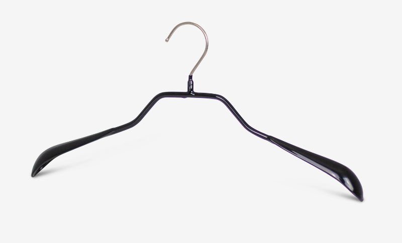 Kleiderbügel für Anzüge und 2-Teiler, Kostümbügel, 45 cm, schwarz, NEU, 10 Stück Kleiderbügel für Anzüge und 2-Teiler, Kostümbügel, 45 cm, schwarz, NEU, 10 Stück