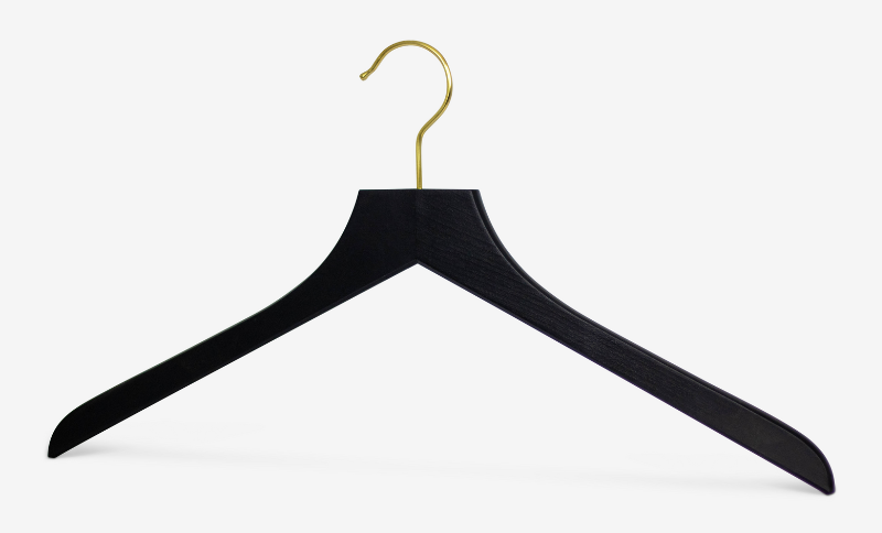 Holzbügel Profi mit vermessingtem Haken