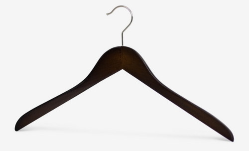 Körpergeformter Holzbügel Business lackiert