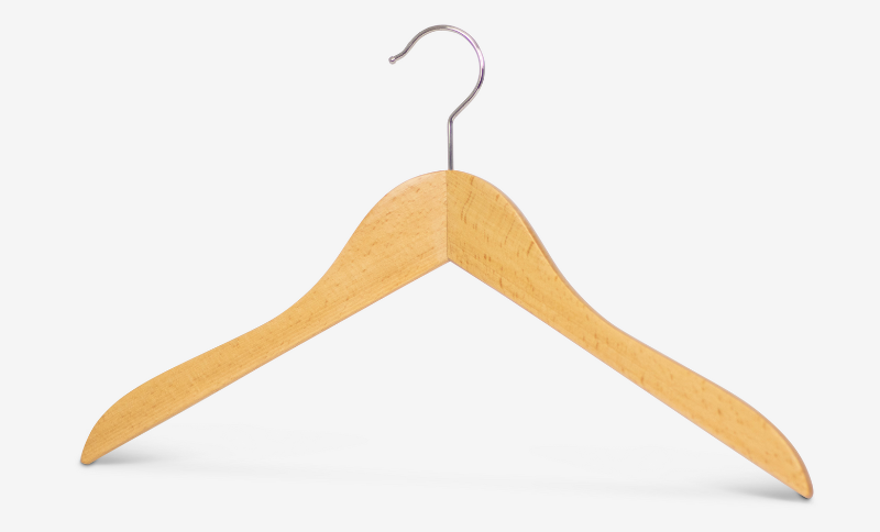 Körpergeformter Holzbügel Business