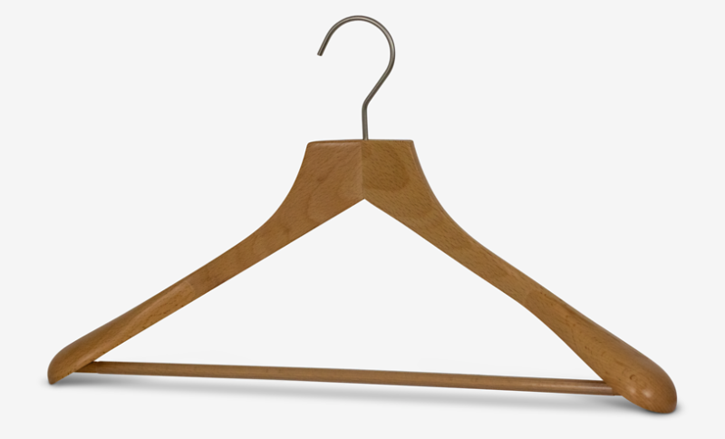 Wooden coat hanger with shoulder extension Profi SV RFS