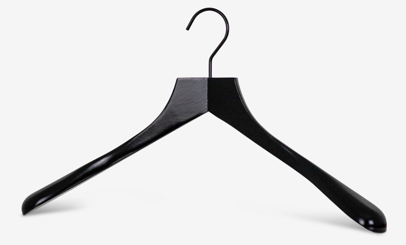 Garderobenbügel mit Schulterverbreiterung Profi All Black