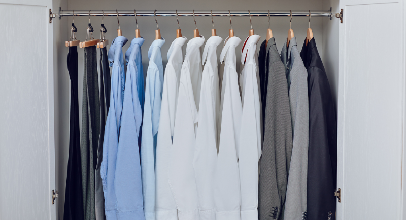 Kleidung sortieren nach Arten